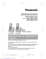PANASONIC KX-TG6711FX Operating Instructions Manual