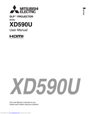 Mitsubishi Electric XD590U User Manual