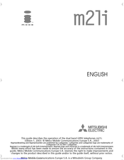 Mitsubishi Electric M21i User Manual