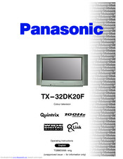 PANASONIC TX-32DK20F Operating Instructions Manual