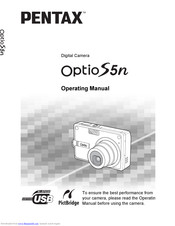 PENTAX OptioS5n Operating Manual