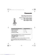 PANASONIC KX-TGA717FX Operating Instructions Manual