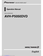 PIONEER AVH-P5050DVD Operation Manual