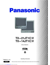 PANASONIC TX-21JT1CV Operating Instructions Manual