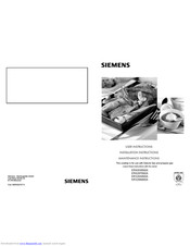 SIEMENS ER626PB70A User Instructions