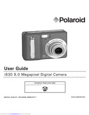POLAROID I830 User Manual