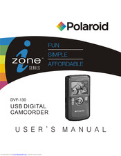 POLAROID iZone DVF-130 User Manual