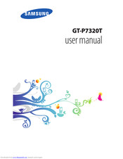 Samsung GALAXY TAB 8.9 GT-P7320T User Manual