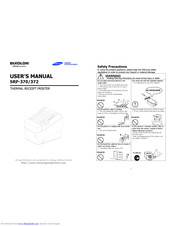 Samsung 2 COLOR THERMAL PRINTER SRP-370 User Manual
