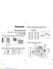 PANASONIC SC-BTT590 Easy Setting Manual