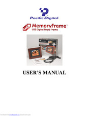 Pacific Digital Digital MemoryFrame User Manual