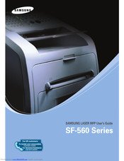Samsung SF-560 Series User Manual