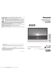 PANASONIC Viera TH-42PX60E Operating Instructions Manual