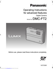 PANASONIC DMC-FT2 Operating Instructions Manual