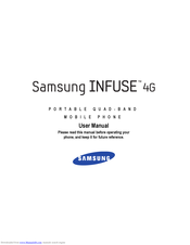 Samsung INFUSE User Manual