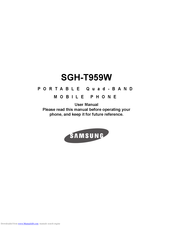 Samsung SGH-T959W User Manual
