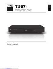 NAD T 567 Owner's Manual