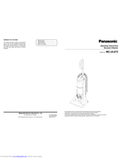 PANASONIC MC-UL672 Operating Instructions Manual