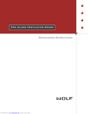 Wolf I663418 Install Manual