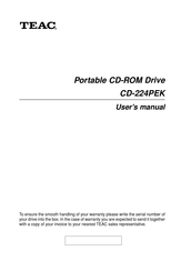 Teac CD-224PEK User Manual