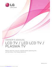 LG 26LV2510-TB Owner's Manual