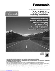 PANASONIC CQ-DFX201N Operating Instructions Manual