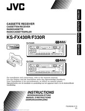 JVC KS-F330R Instructions Manual