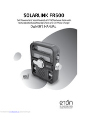 Eton SOLARLINK FR500 Owner's Manual