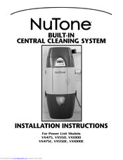 NuTone VX550C Installation Instructions Manual