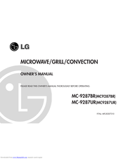 LG MC-9287BR Owner's Manual