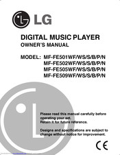 LG MF-FE509WS Owner's Manual
