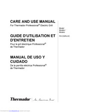THERMADOR An American Icon PA12GRILHC Care And Use Manual