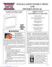 Empire Comfort Systems DVP36DP71P-1 Owner's Manual