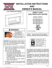 Empire Comfort Systems DVL33IN33P-1 Owner's Manual