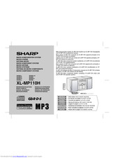 SHARP XL-MP110H Operation Manual