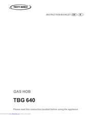Tricity Bendix TBG 640 Instruction Booklet
