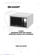 SHARP R-393M Operation Manual With Cookbook