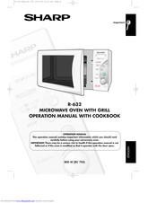 SHARP R-632 Operation Manual With Cookbook