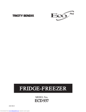 Tricity Bendix ECD 937 Eco Plus Instruction Book