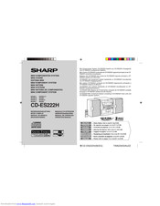 SHARP CD-ES222H Operation Manual