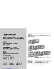 SHARP CD G14000 Operation Manual