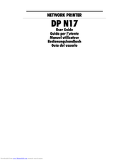 Olivetti DP N17 User Manual