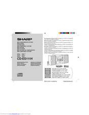 SHARP CD-ES111H Operation Manual