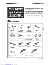 SHARP HT-CN300H Quick Manual