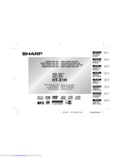 SHARP HT-X1H Operation Manual