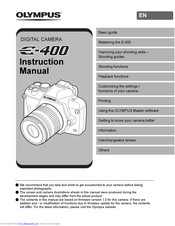 Olympus E-400 Instruction Manual