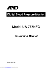 A&D UA-767NFC Instruction Manual