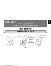 Citizen REF CH-611C Instruction Manual