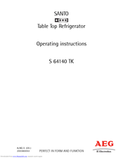 Santo S 64140 TK Operating Instructions Manual