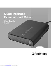Verbatim Quad Interface External Hard Drive User Manual